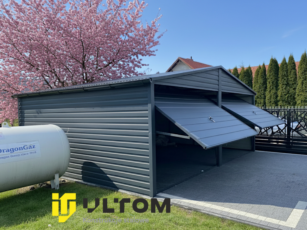 Garaż 6x5m | dwuspadowy | drewnopodobny Garaż 6x5m | dwuspadowy | drewnopodobny