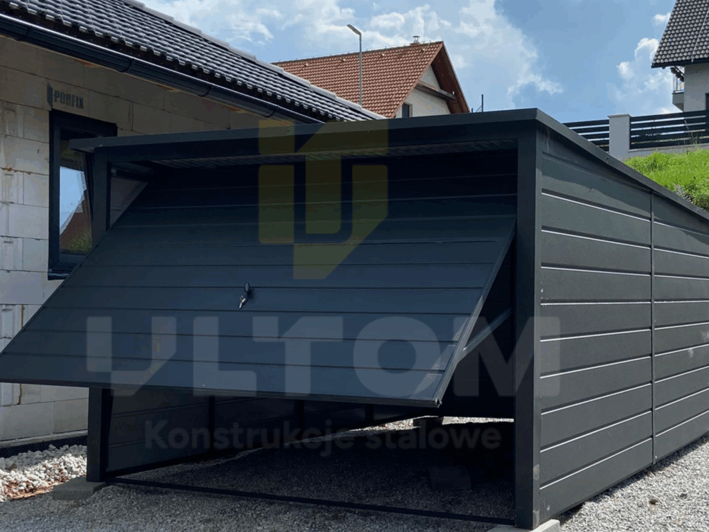 garaż blaszany